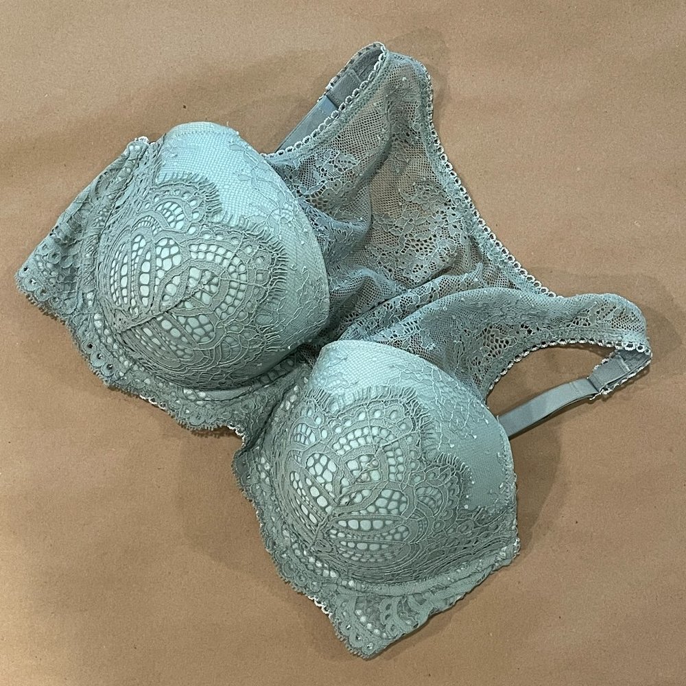 NWOT Victoria's Secret Dream Angels High Neck Lace Bra 32DDD